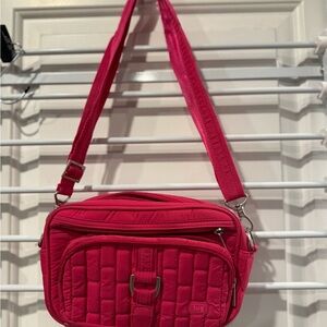 lug Carousel Crossbody Bag in Bright Pink